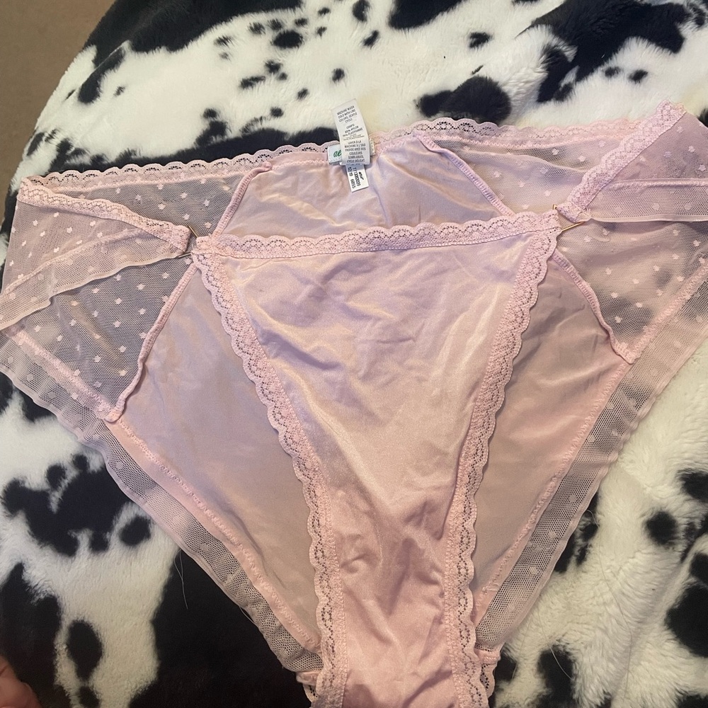 Aerie Light Pink Lace Boybrief